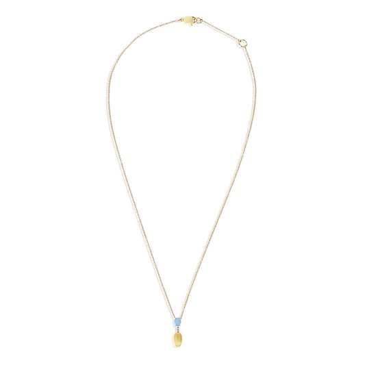 Dancing Azure Collier, Gelbgold • Aquamarin • Diamant von Nanis (CS4-597)