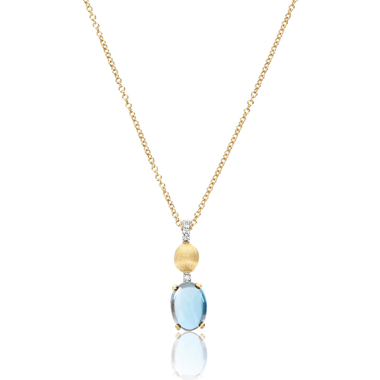 Dancing Azure Halskette, Gelbgold • Diamant von Nanis (CS20-597)