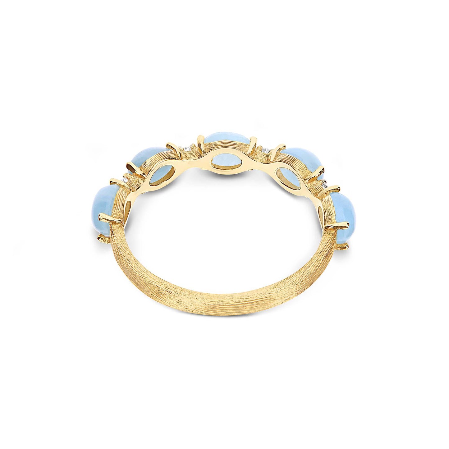 Dancing Azure Ring, Gelbgold • Aquamarin • Diamant von Nanis (AS2-597) Dancing Azure Ring, Gelbgold • Aquamarin • Diamant von Nanis (AS2-597)