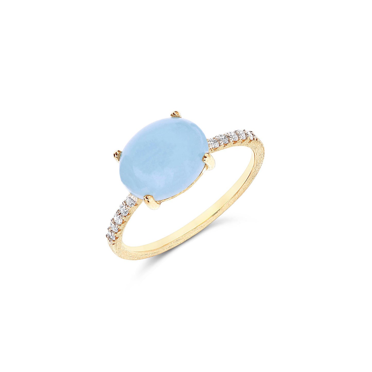 Dancing Azure Ring, Gelbgold • Aquamarin • Diamant von Nanis (AS9-597) Dancing Azure Ring, Gelbgold • Aquamarin • Diamant von Nanis (AS9-597)