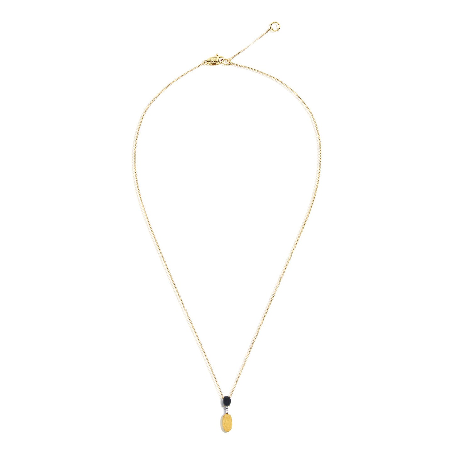 Dancing Mystery Black Halskette, Gelbgold • Diamant • Onyx von Nanis (CS13-597)