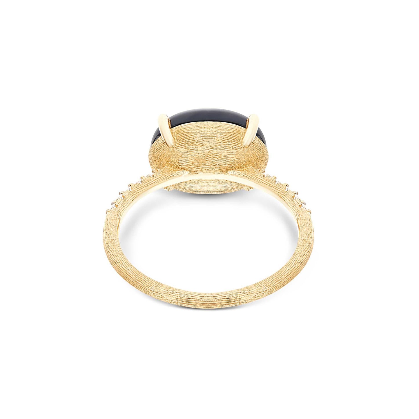 Dancing Mystery Black Ring, Gelbgold • Diamant • Onyx von Nanis (AS7-599)