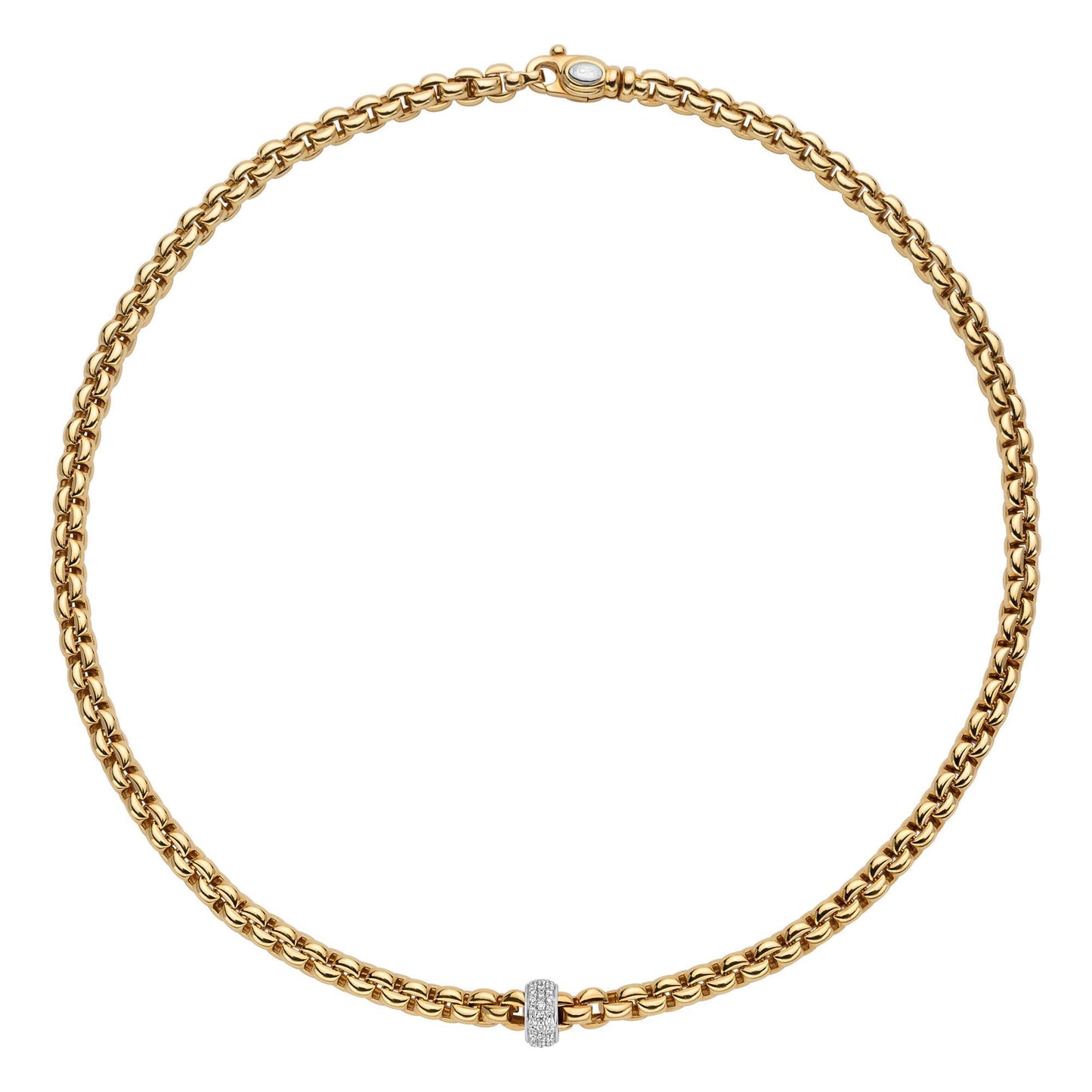 Eka Collier, Bicolor-Gold • Diamant von FOPE (72110CX_PB_G_XBX_043)