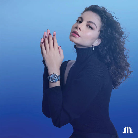 Eliros Chronograph, Leder von Maurice Lacroix (EL1098-SS001-420-4)