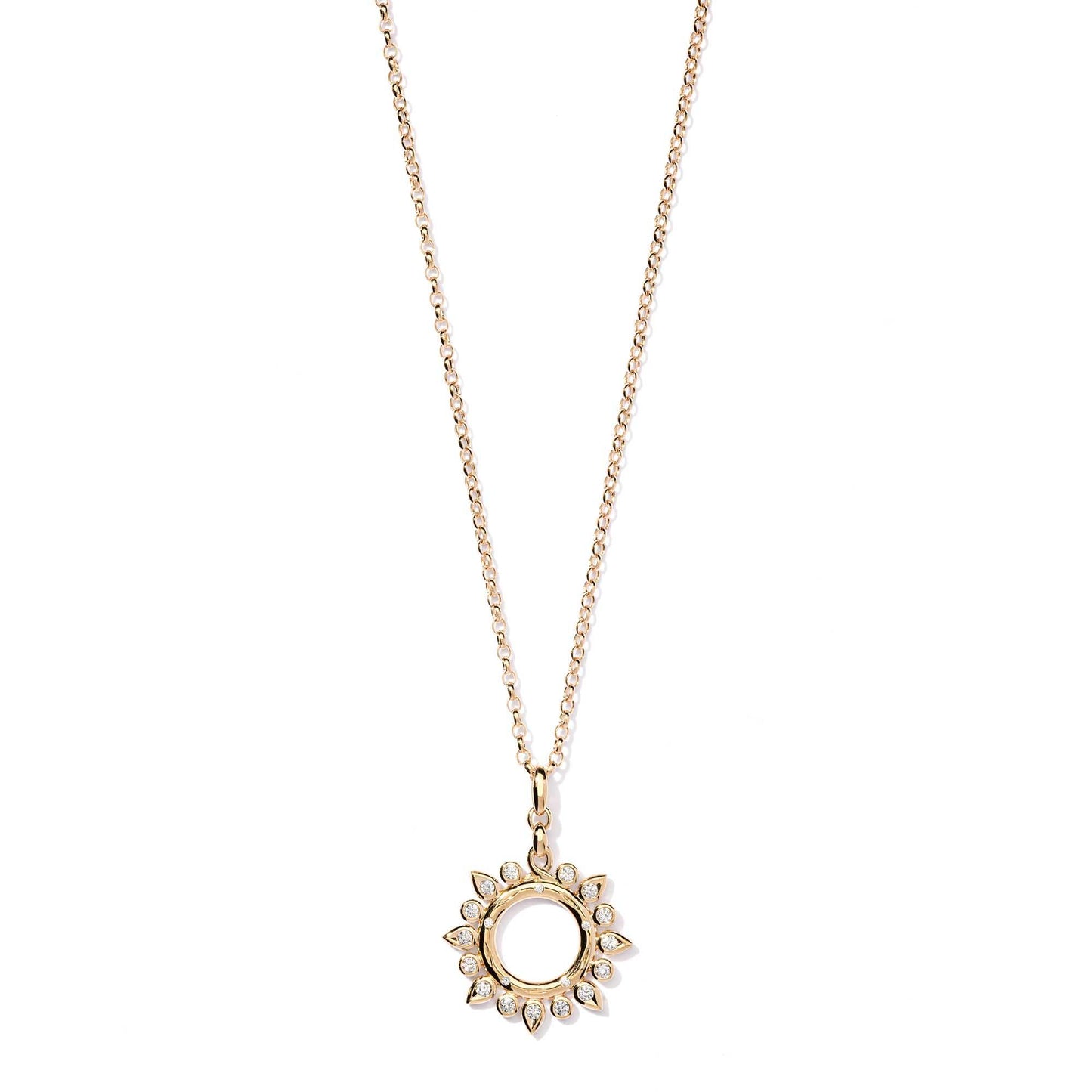 GYPSY Classic Sun Halsketten-Set mit Diamanten, Gelbgold • Diamant von Tamara Comolli (S-G-Cl-B2yg60) GYPSY Classic Sun Halsketten-Set mit Diamanten, Gelbgold • Diamant von Tamara Comolli (S-G-Cl-B2yg60)