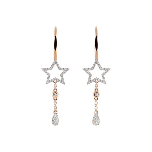Goccia Ohrhänger, Roségold von Al Coro (E309WR) online kaufen