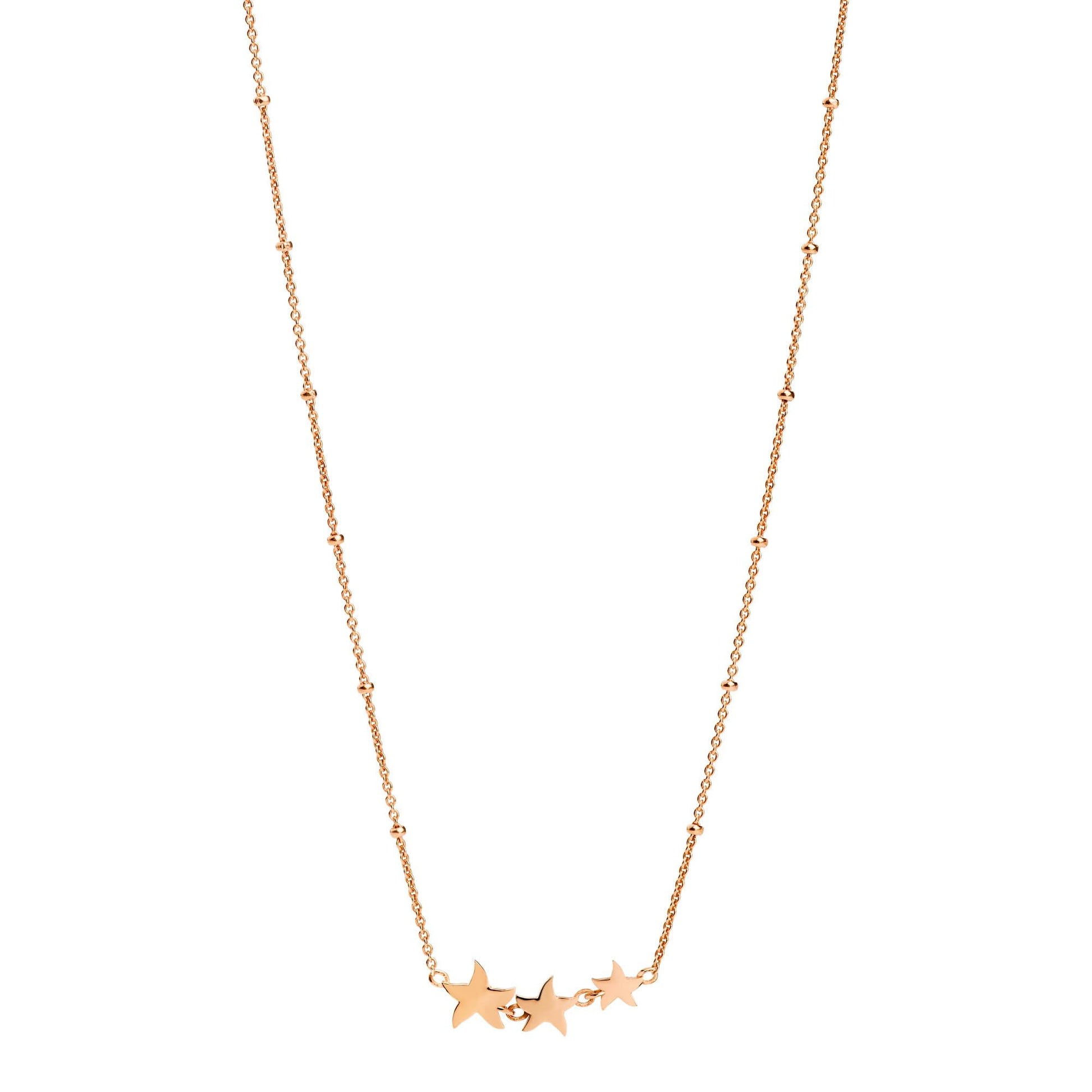 Halskette Stellina, Roségold von DoDo (DCC1006-STAR4-0009R)