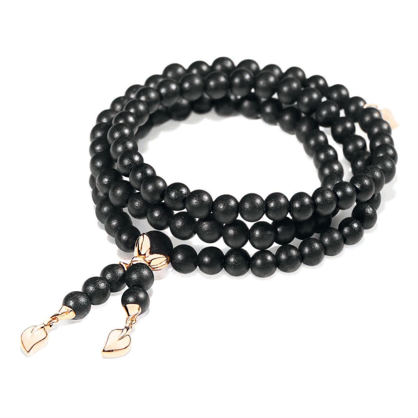 INDIA Armband medium Ebenholz, Roségold von Tamara Comolli (B-IND-EW-m-rg) INDIA Armband medium Ebenholz, Roségold von Tamara Comolli (B-IND-EW-m-rg)