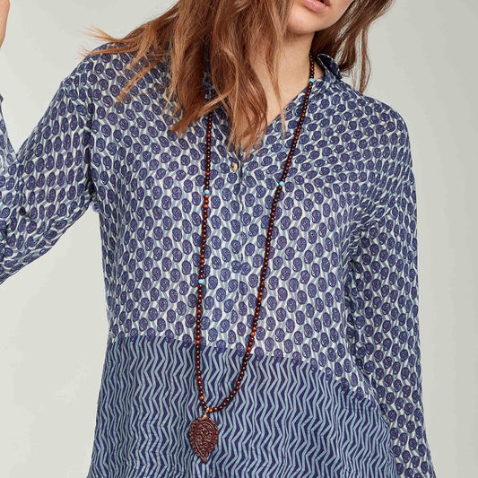 INDIA Halskette Snakewood, Roségold • Türkis von Tamara Comolli (N-IND-SW-Tur-rg)