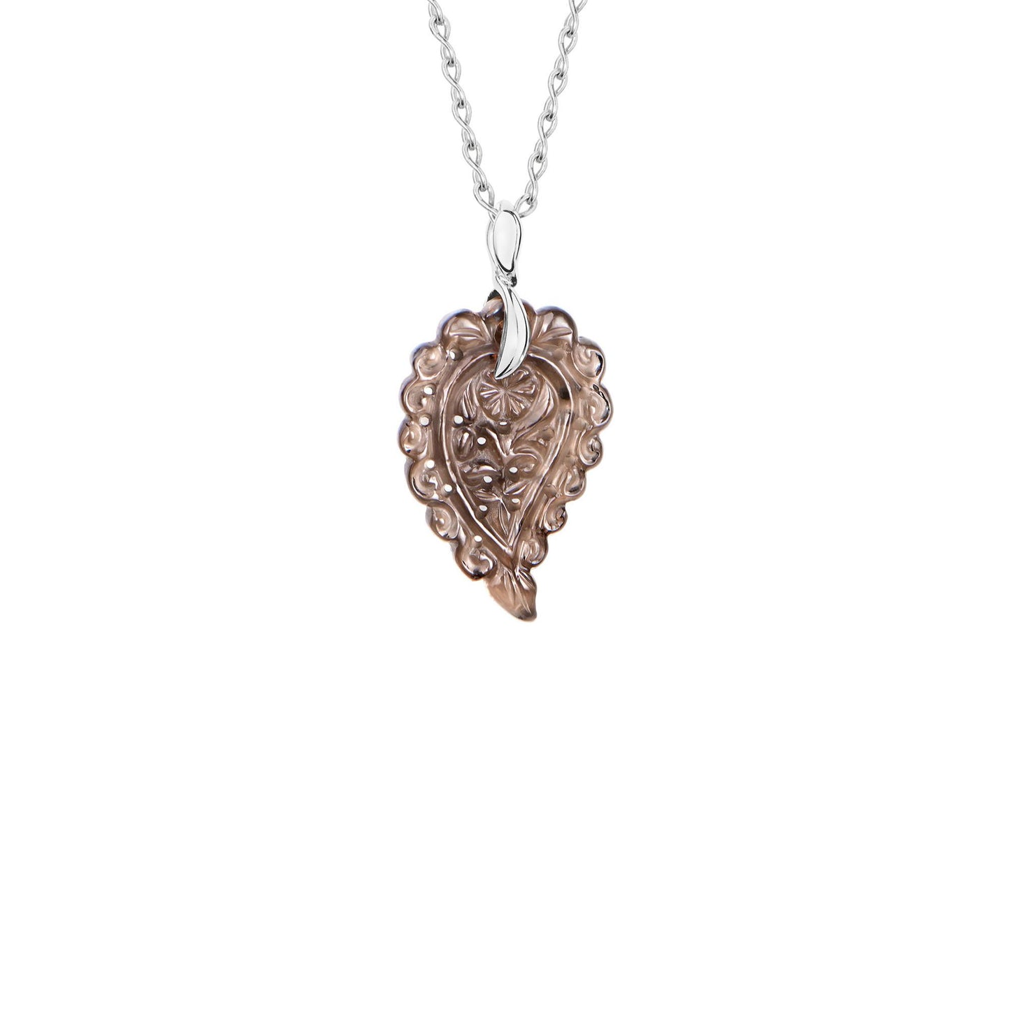 INDIA Leaf Anhänger small Rauchquarz von Tamara Comolli (P-IND-s-Smo-wg) online kaufen INDIA Leaf Anhänger small Rauchquarz von Tamara Comolli (P-IND-s-Smo-wg) online kaufen