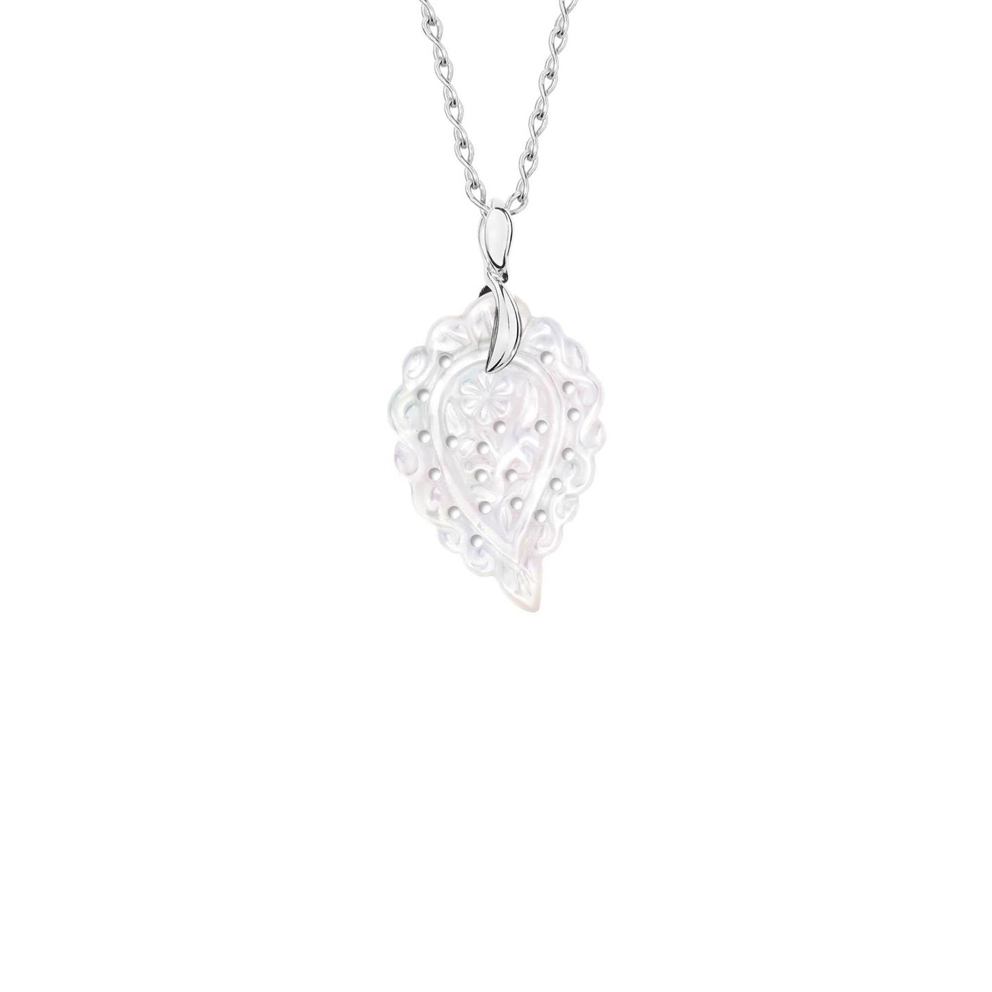 INDIA Anhänger mit Perlmutt Small - P-IND-s-MPw-wg