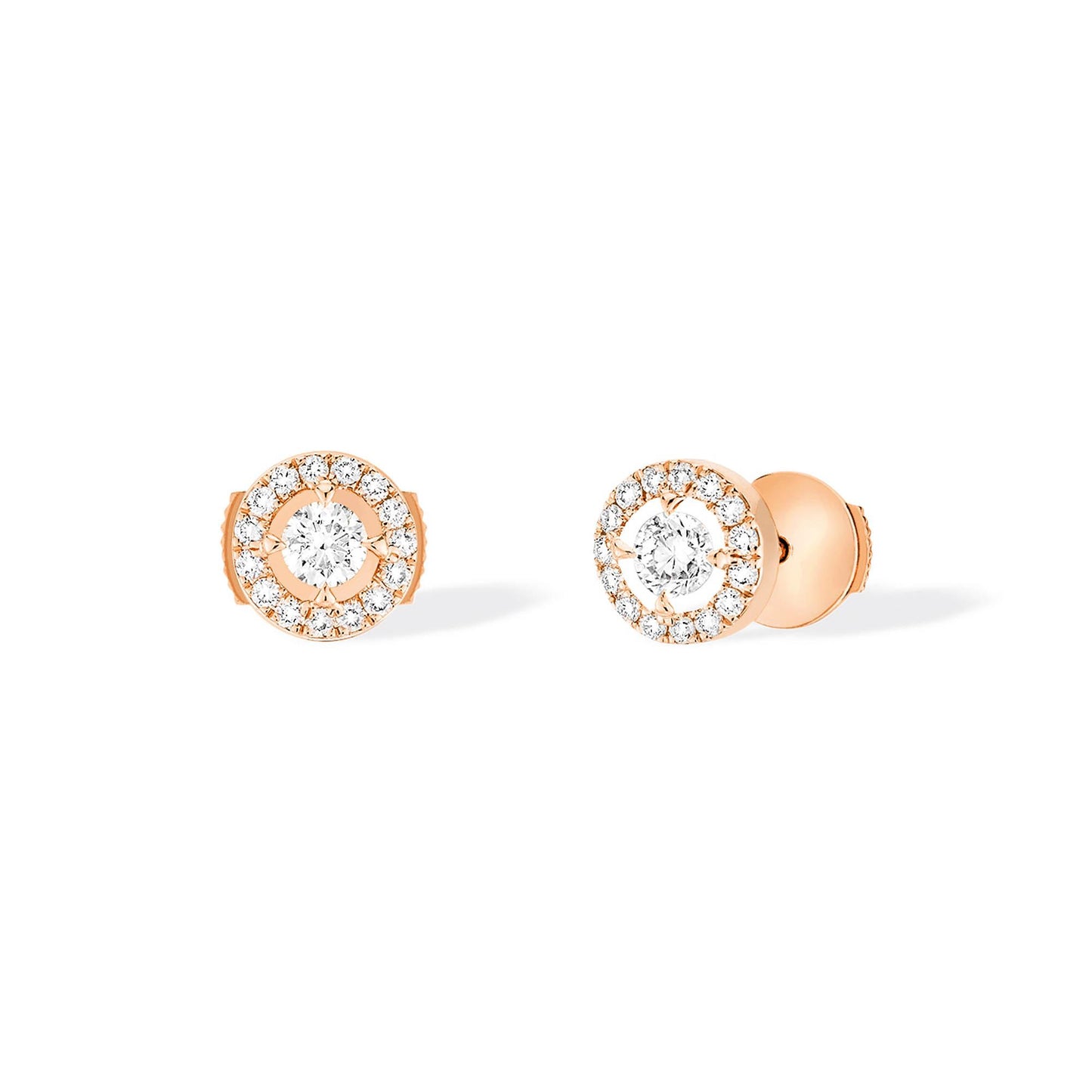 Joy Diamants Ronds X2 Ohrringe, Roségold • Diamant von Messika (06991-PG) Joy Diamants Ronds X2 Ohrringe, Roségold • Diamant von Messika (06991-PG)