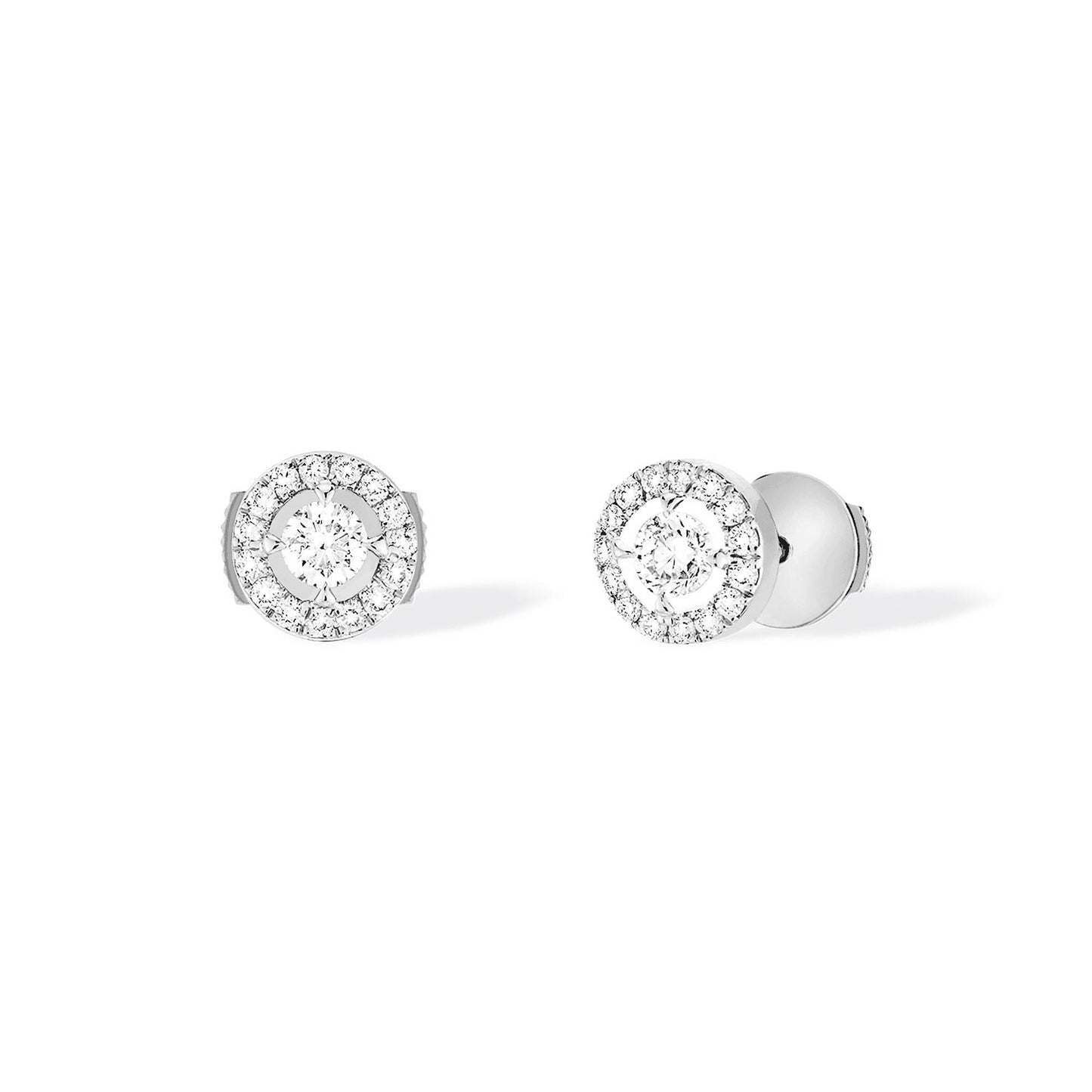 Joy Diamants Ronds X2 Ohrringe, Weißgold • Diamant von Messika (06991-WG) Joy Diamants Ronds X2 Ohrringe, Weißgold • Diamant von Messika (06991-WG)