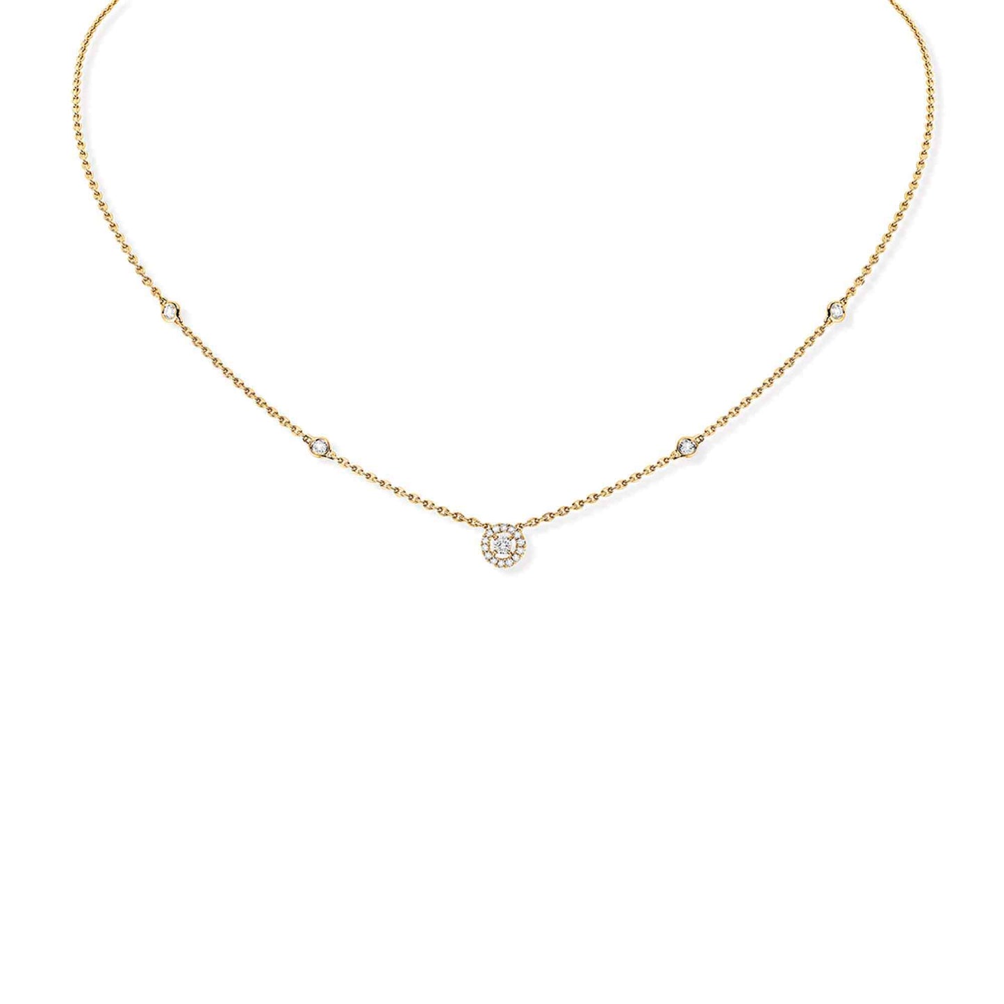 Joy XS Collier, Gelbgold • Diamant von Messika (05370-YG)