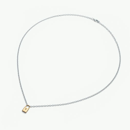 Love Lock Kette in Weißgold von The Good Bling Berlin