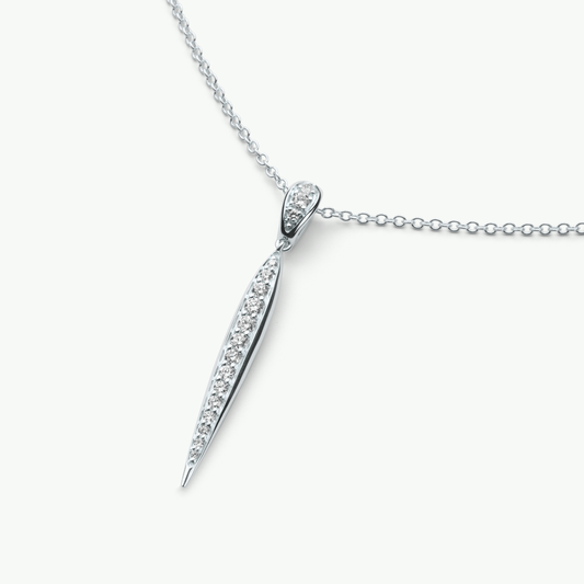 Roxanne Kette in Weißgold von The Good Bling Berlin