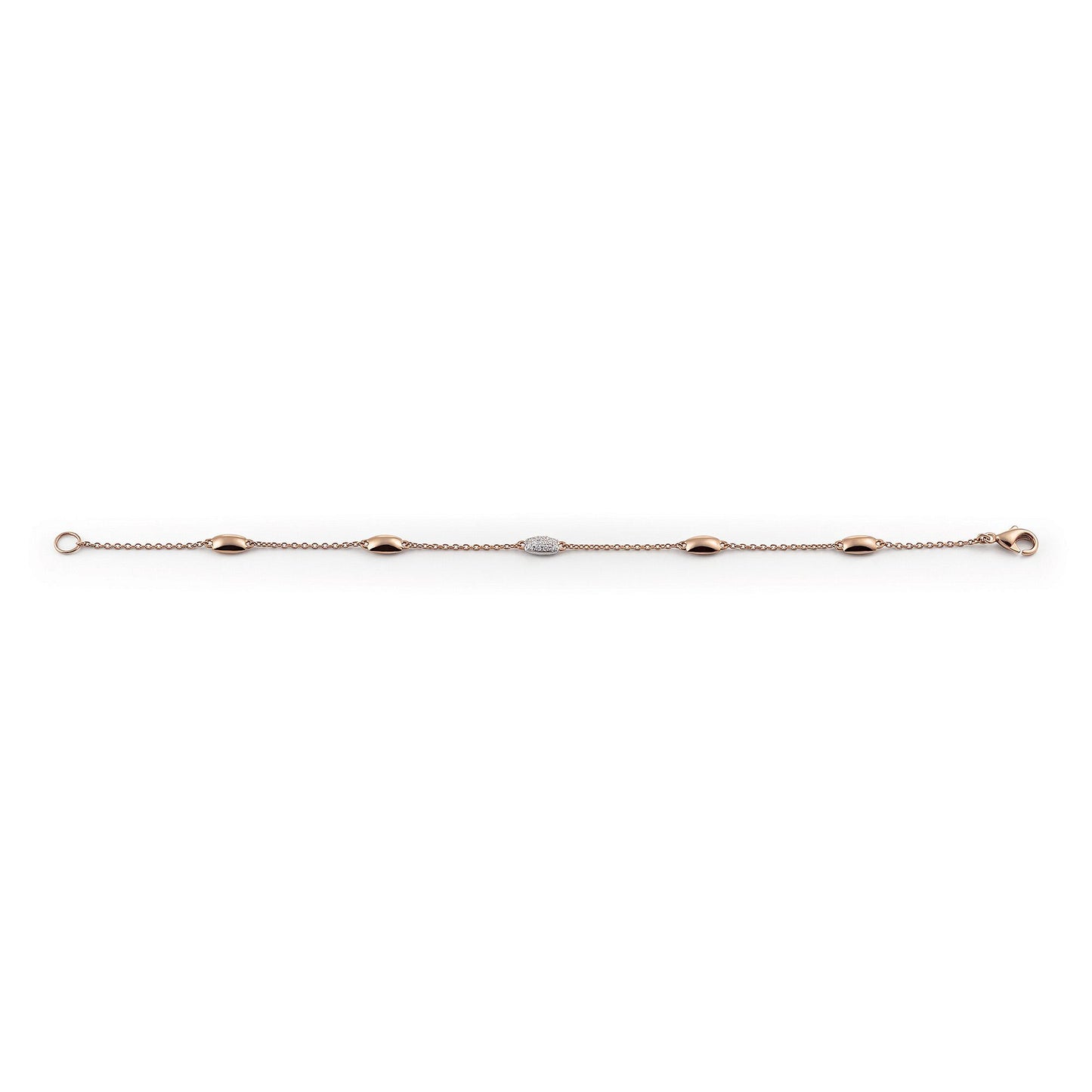 La Piazza Armband, Roségold • Diamant von Al Coro (NB314WR) La Piazza Armband, Roségold • Diamant von Al Coro (NB314WR)