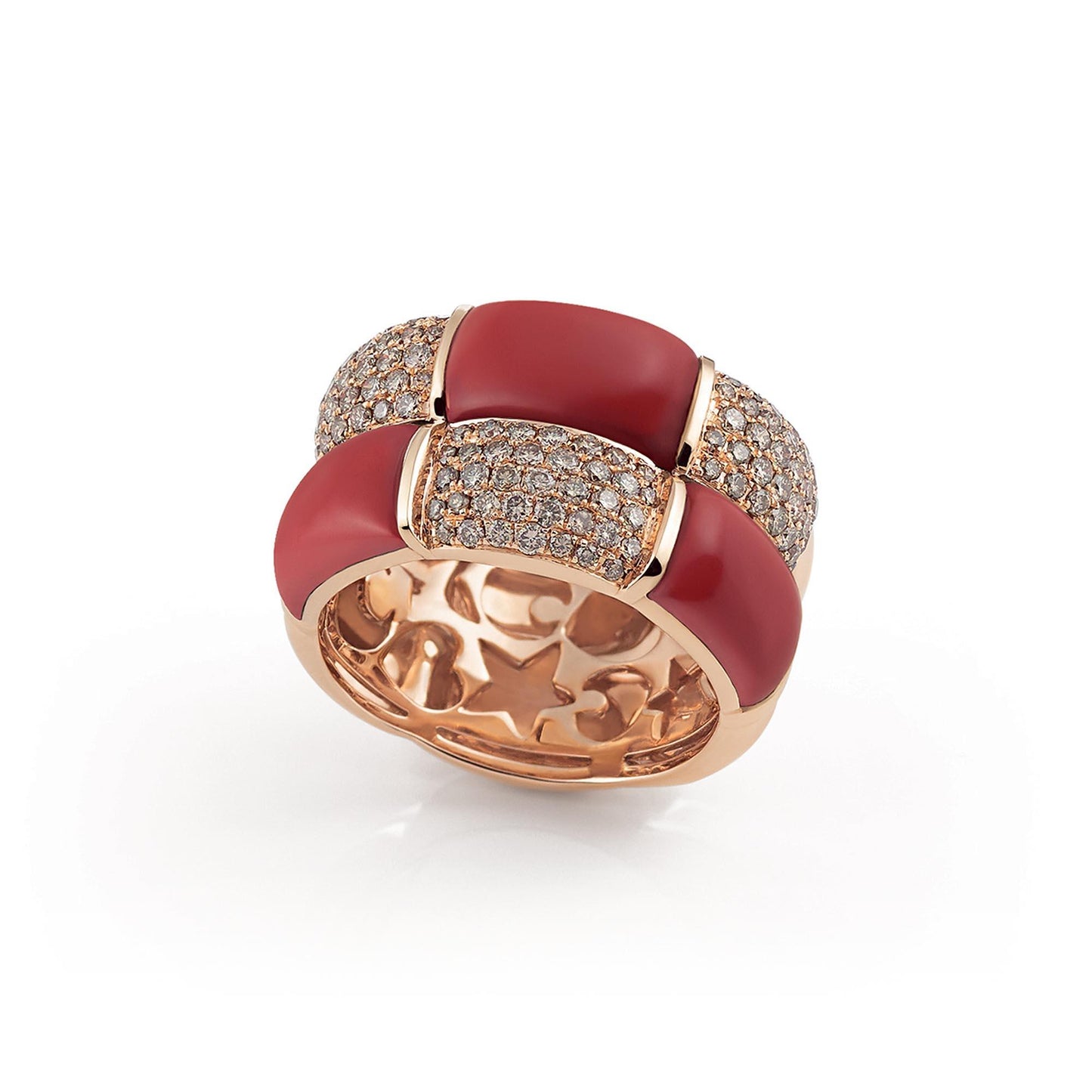 La Piazza Ring, Roségold • Diamant von Al Coro (NR568COR)