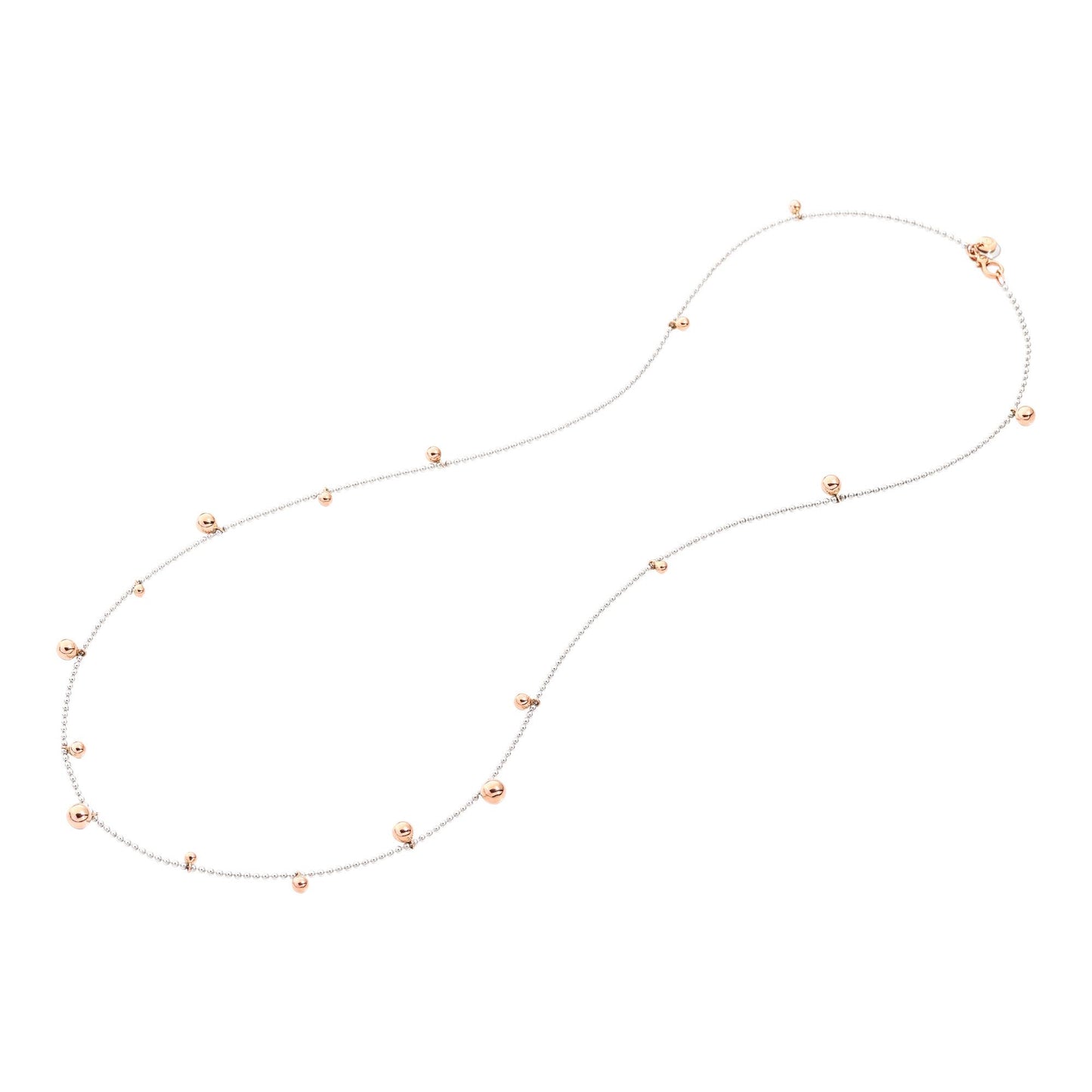 Lange Halskette Bollicine, Roségold von DoDo (DCC0004-BOLLI-0009A) Lange Halskette Bollicine, Roségold von DoDo (DCC0004-BOLLI-0009A)