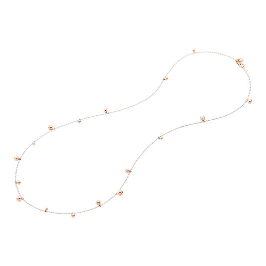 Lange Halskette Bollicine, Roségold von DoDo (DCC0004-BOLLI-0009A)