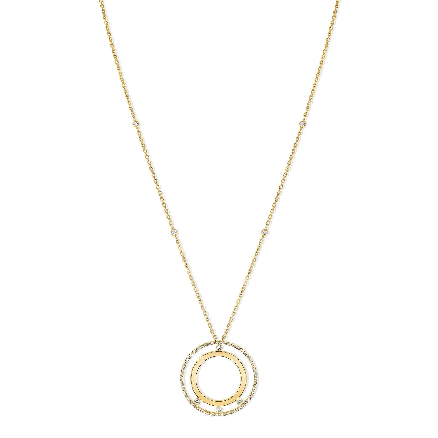 Lange Move Romane Halskette, Gelbgold • Diamant von Messika (11169-YG) Lange Move Romane Halskette, Gelbgold • Diamant von Messika (11169-YG)