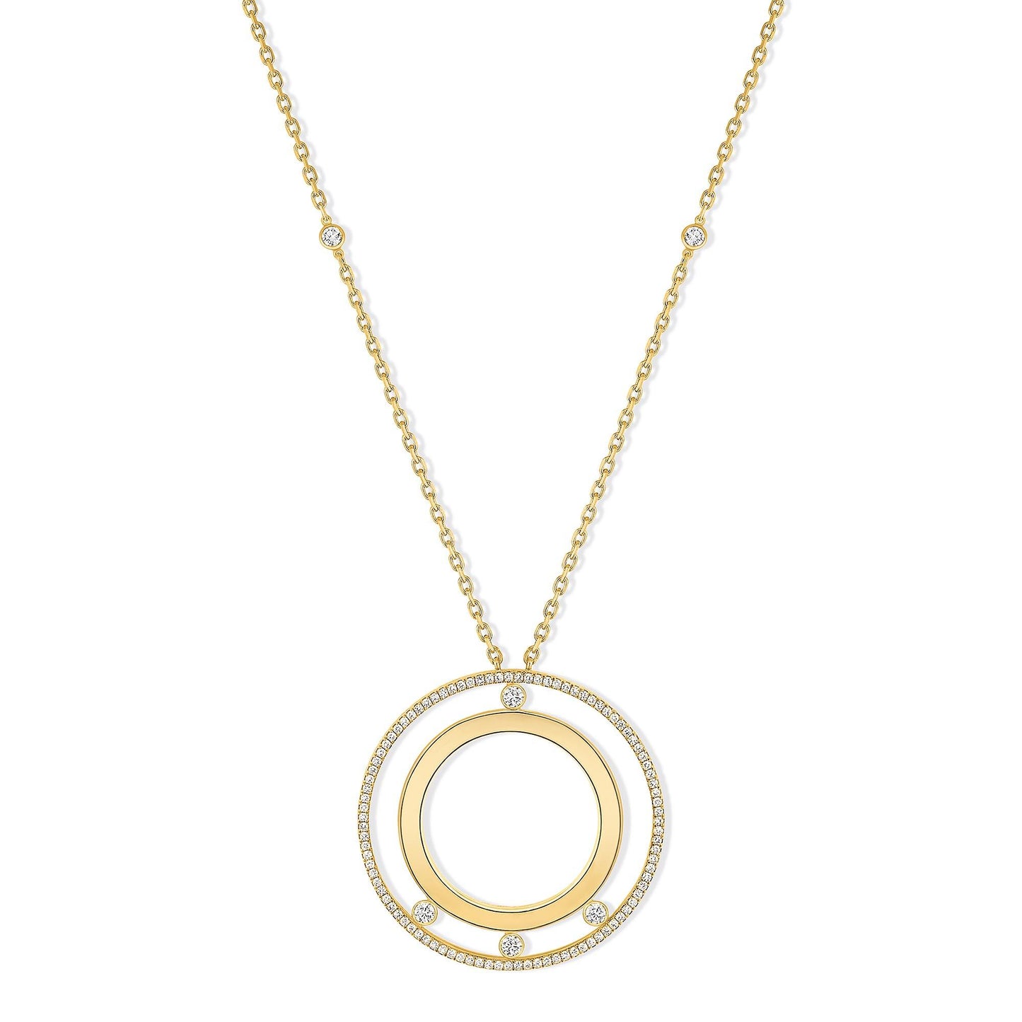 Lange Move Romane Halskette, Gelbgold • Diamant von Messika (11169-YG) Lange Move Romane Halskette, Gelbgold • Diamant von Messika (11169-YG)