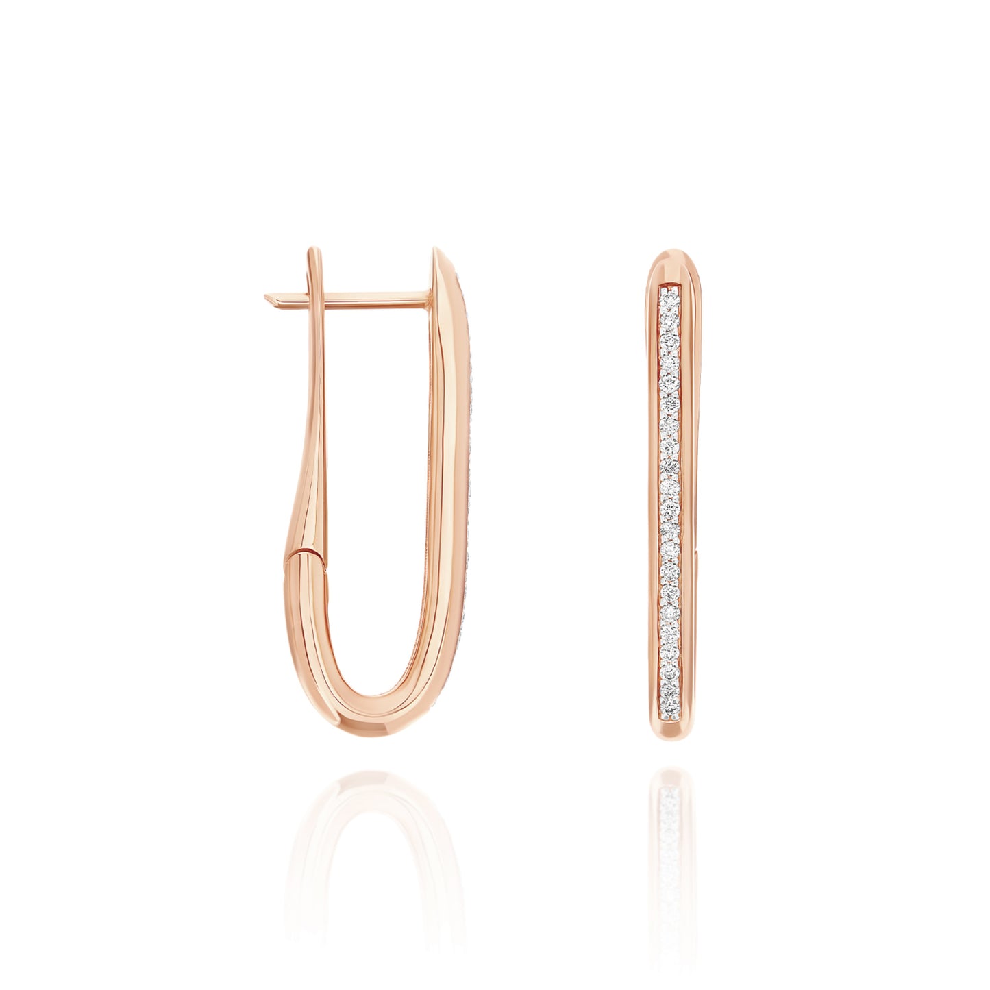 Libera Creolen, Roségold • Diamant von Nanis (OS2-602_rose)