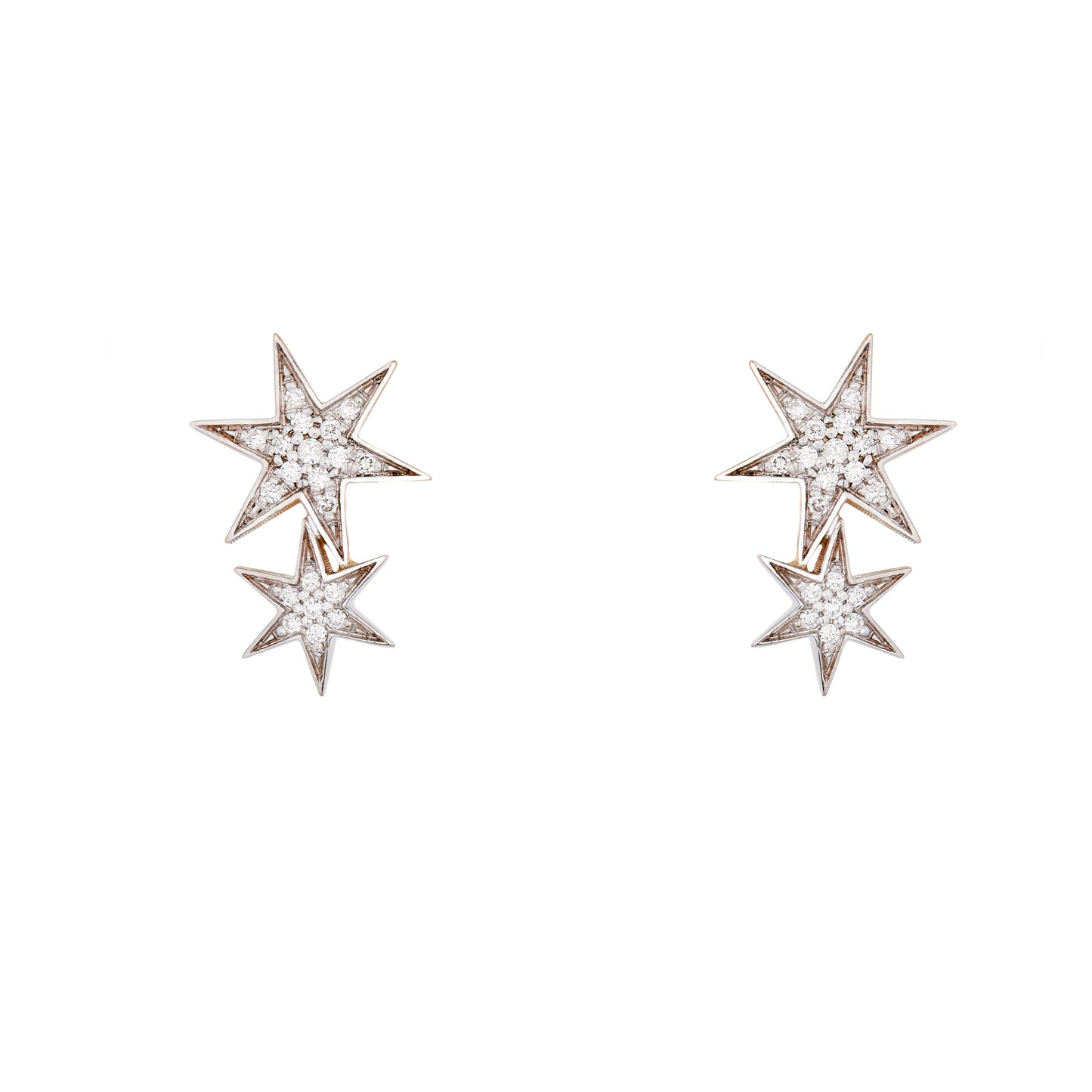 Luce Signature Ohrstecker, Roségold • Diamant von Grimaldo (LS-EA01PW-01)