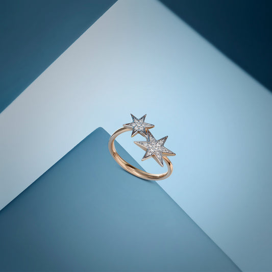 Luce Signature Ring, Roségold • Diamant von Grimaldo (LS-RG01PW-01)