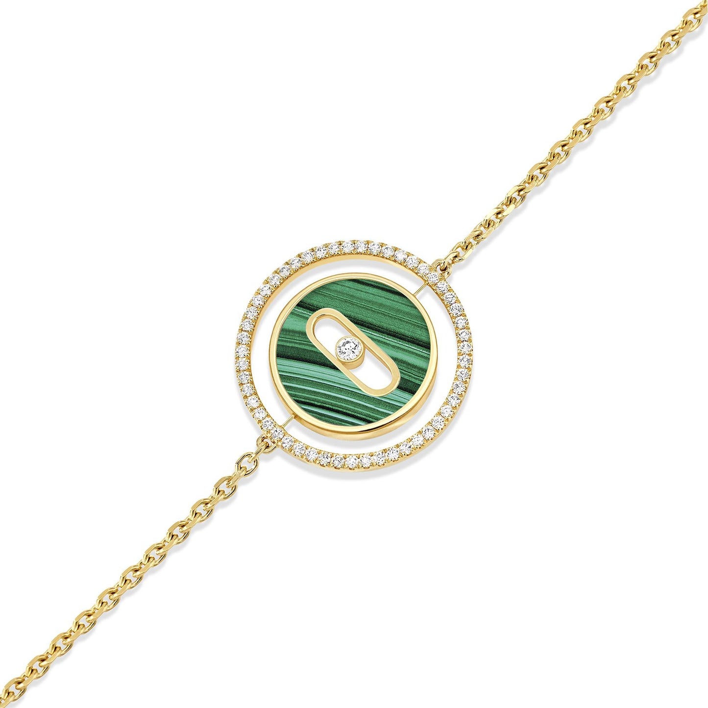 Lucky Move Armband KM Malachit, Gelbgold • Diamant • Malachit von Messika (11651-YG) Lucky Move Armband KM Malachit, Gelbgold • Diamant • Malachit von Messika (11651-YG)