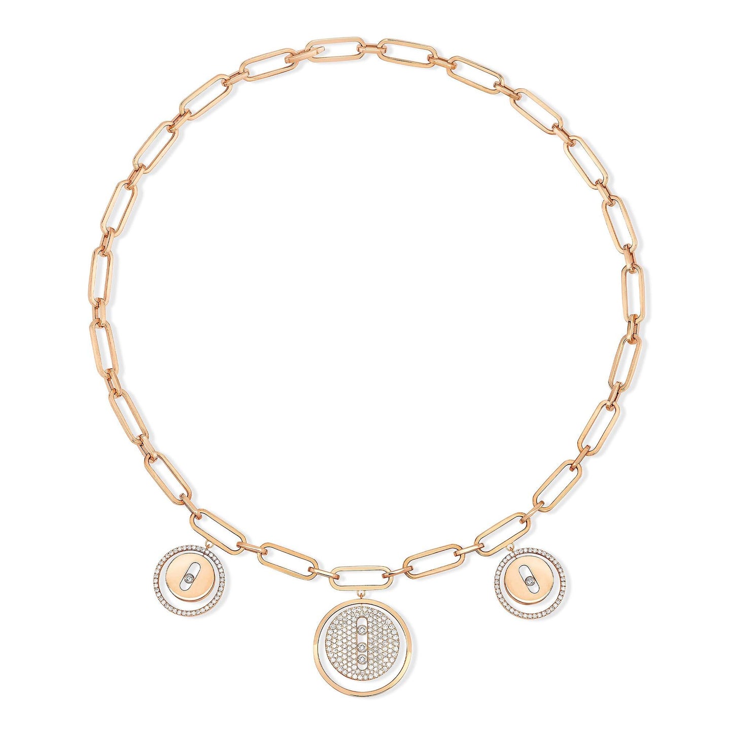 Lucky Move Charms Choker Kette, Roségold • Diamant von Messika (11972-PG)
