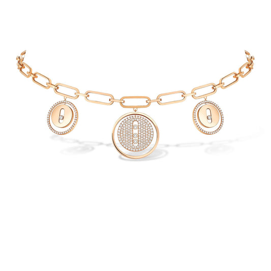 Lucky Move Charms Choker Kette, Roségold • Diamant von Messika (11972-PG)