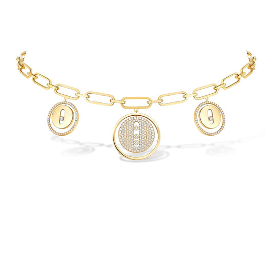 Lucky Move Charms Choker Kette, Gelbgold • Diamant von Messika (11972-YG)