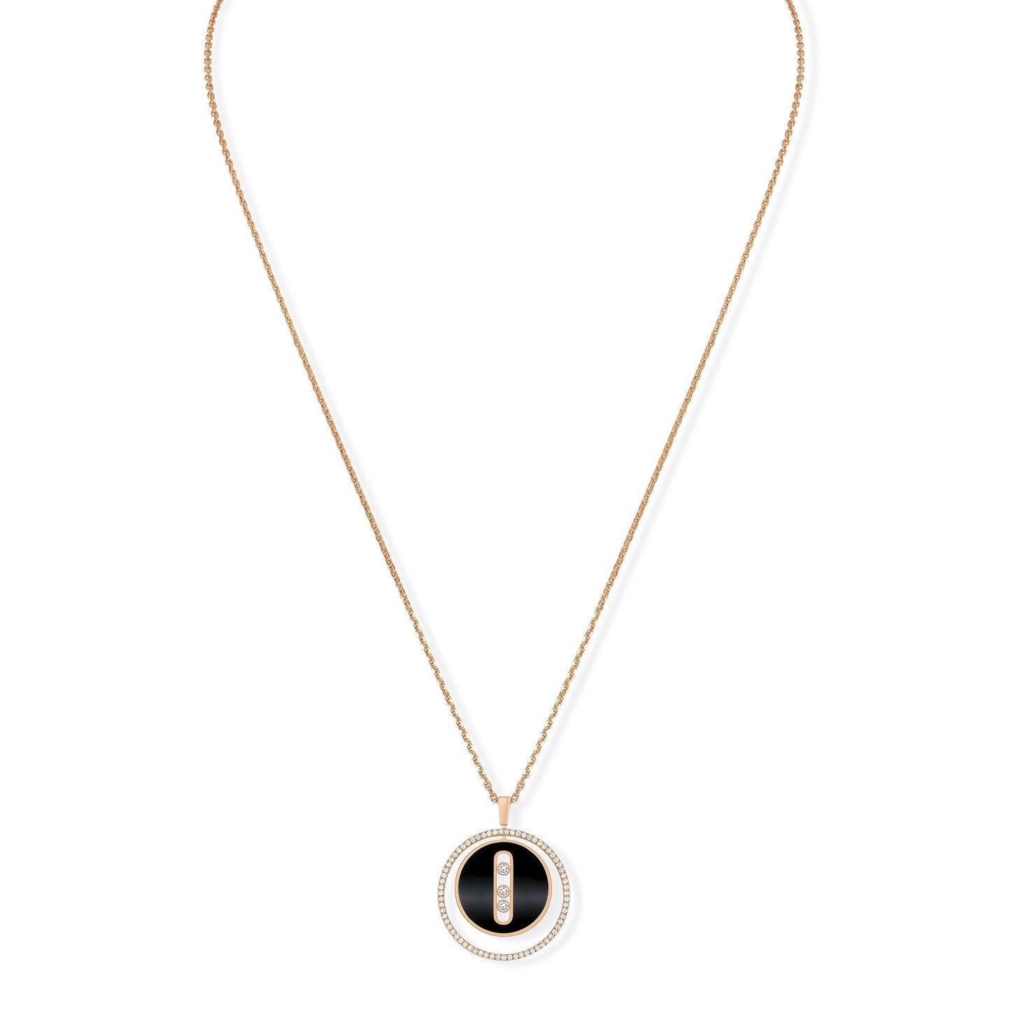Lucky Move Kette MM Onyx, Roségold • Diamant • Onyx von Messika (10838-PG) Lucky Move Kette MM Onyx, Roségold • Diamant • Onyx von Messika (10838-PG)