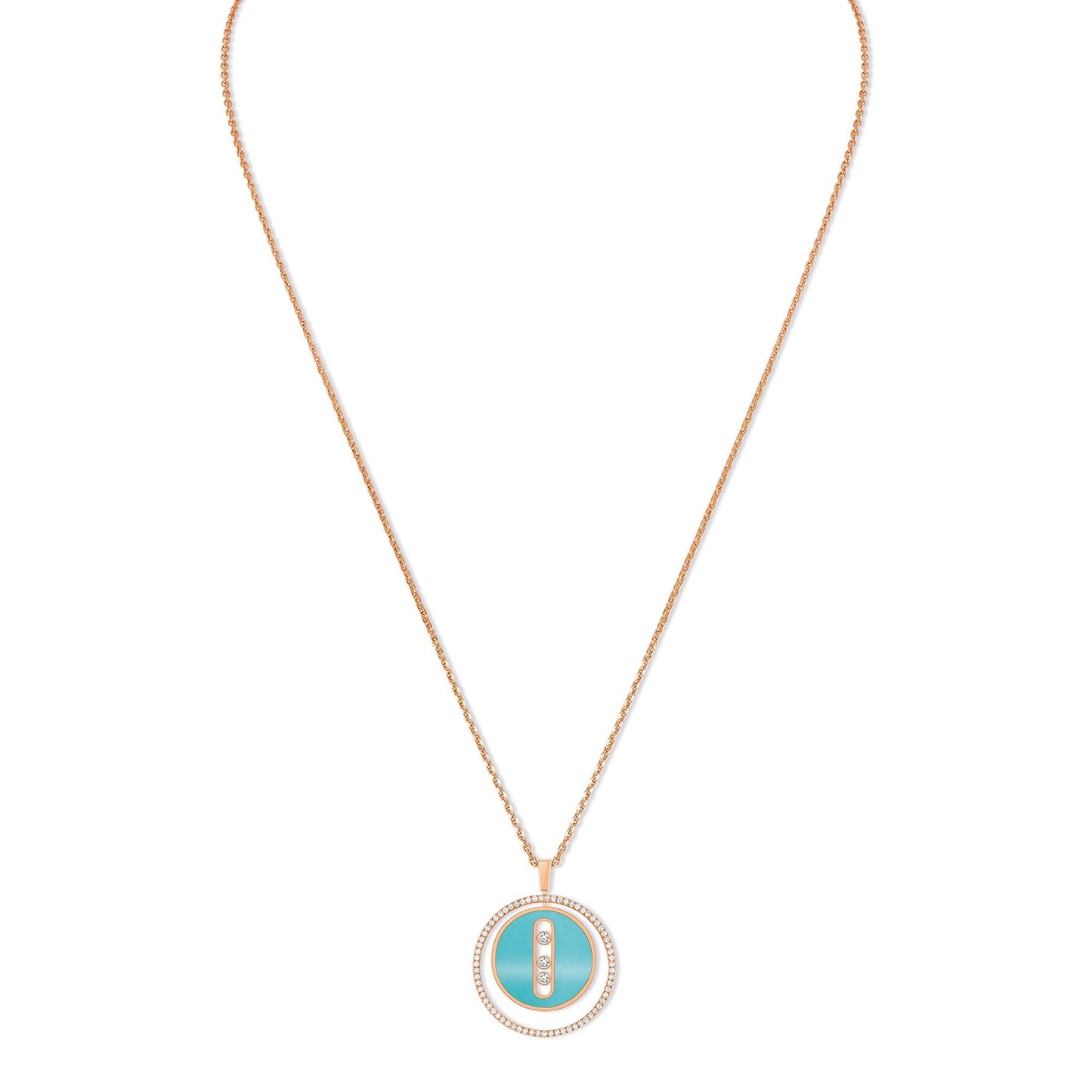 Lucky Move MM Kette Türkis, Roségold von Messika (10836-PG) online kaufen Lucky Move MM Kette Türkis, Roségold von Messika (10836-PG) online kaufen