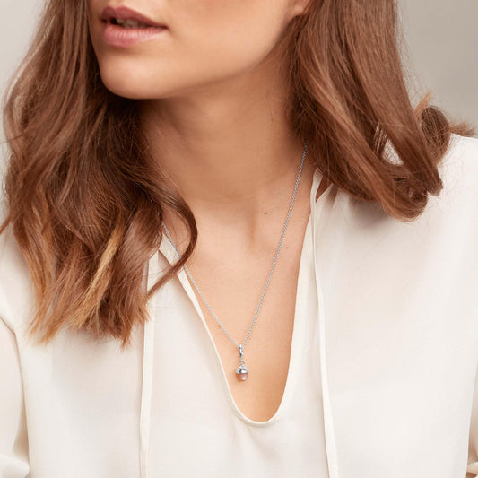 MIKADO Flamenco Anhänger, Weißgold - 26 mm von Tamara Comolli (P-MFL-MoBr-wg) online kaufen