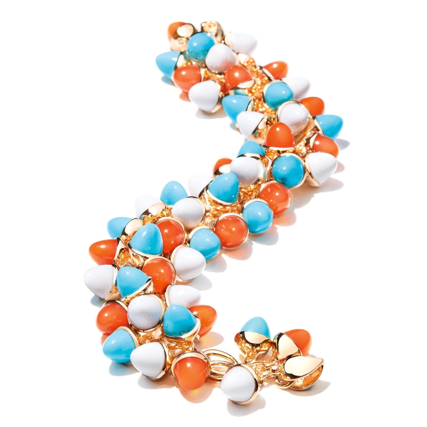 MIKADO Flamenco Armband Capri, Roségold • Edelsteine von Tamara Comolli (B-MFL-Cap-rg) MIKADO Flamenco Armband Capri, Roségold • Edelsteine von Tamara Comolli (B-MFL-Cap-rg)