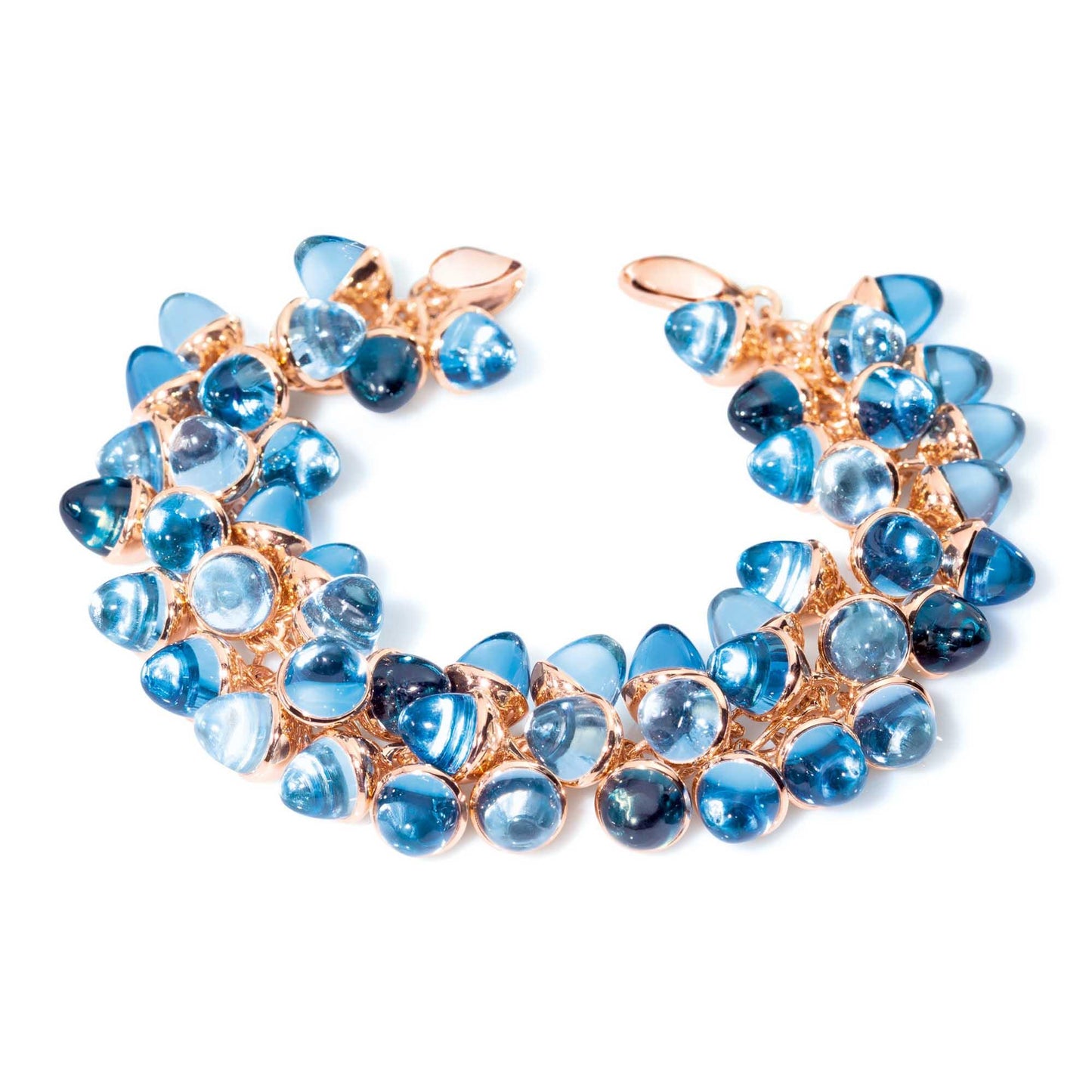 MIKADO Flamenco Sky Armband • London Topas • Topas von Tamara Comolli (B-MFL-Sky-rg) MIKADO Flamenco Sky Armband • London Topas • Topas von Tamara Comolli (B-MFL-Sky-rg)