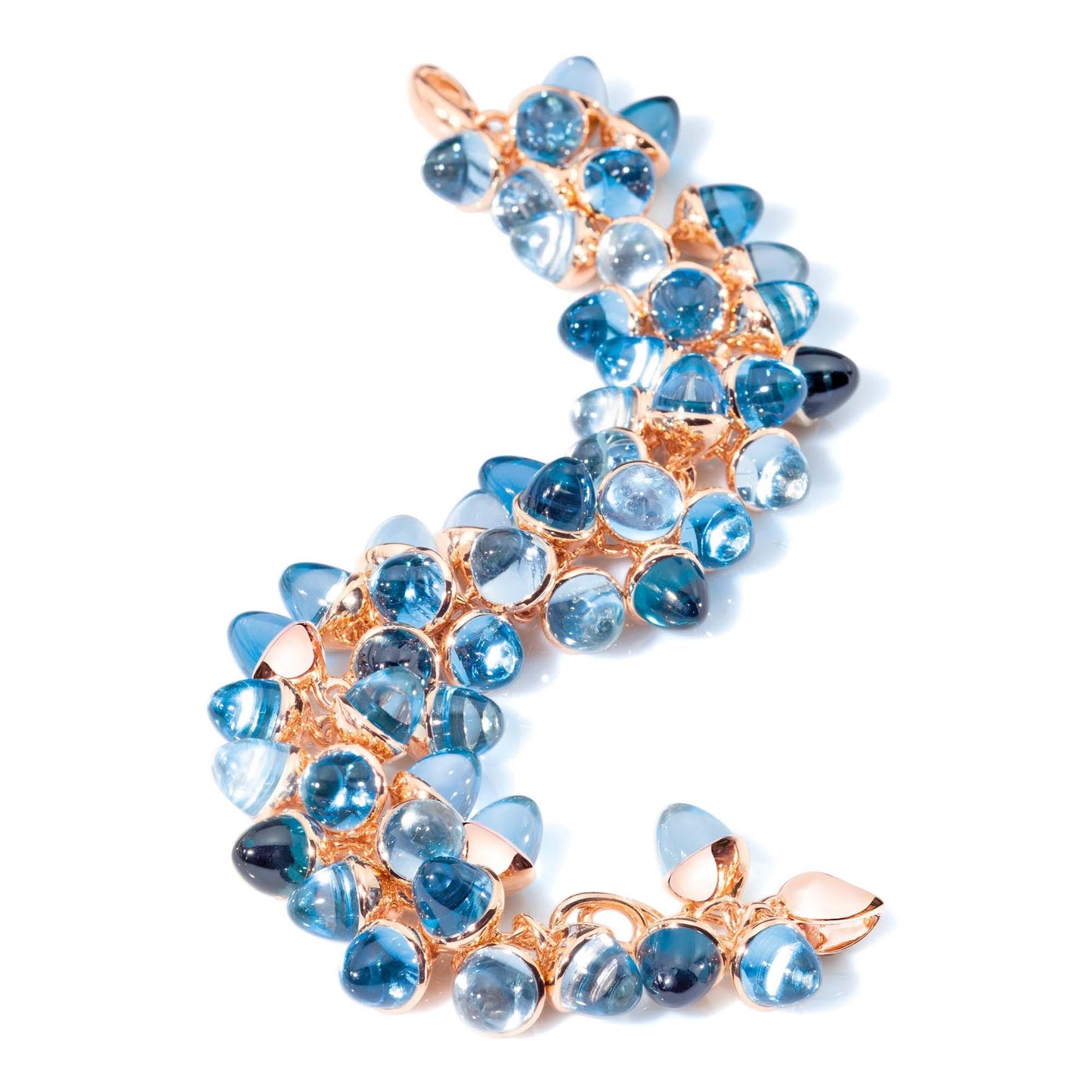 MIKADO Flamenco Sky Armband • London Topas • Topas von Tamara Comolli (B-MFL-Sky-rg) MIKADO Flamenco Sky Armband • London Topas • Topas von Tamara Comolli (B-MFL-Sky-rg)