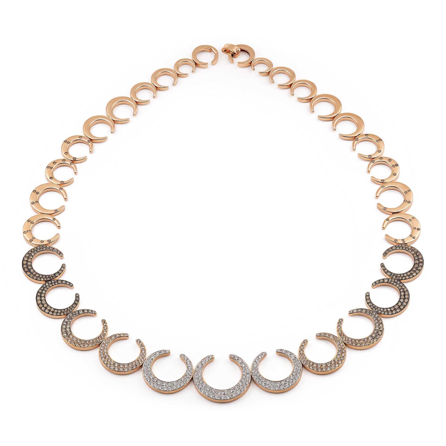 Mezzaluna Collier, Roségold • Diamant von Al Coro (NC8357BWR) Mezzaluna Collier, Roségold • Diamant von Al Coro (NC8357BWR)