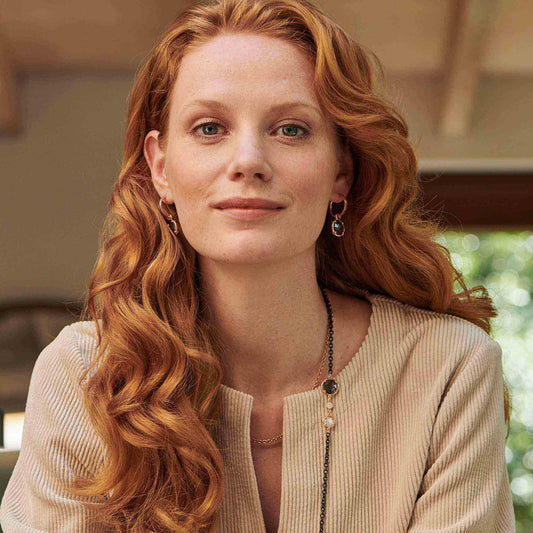 Mira Mira Kette, Roségold • Edelsteine von Bron (8CR4431MIX01)