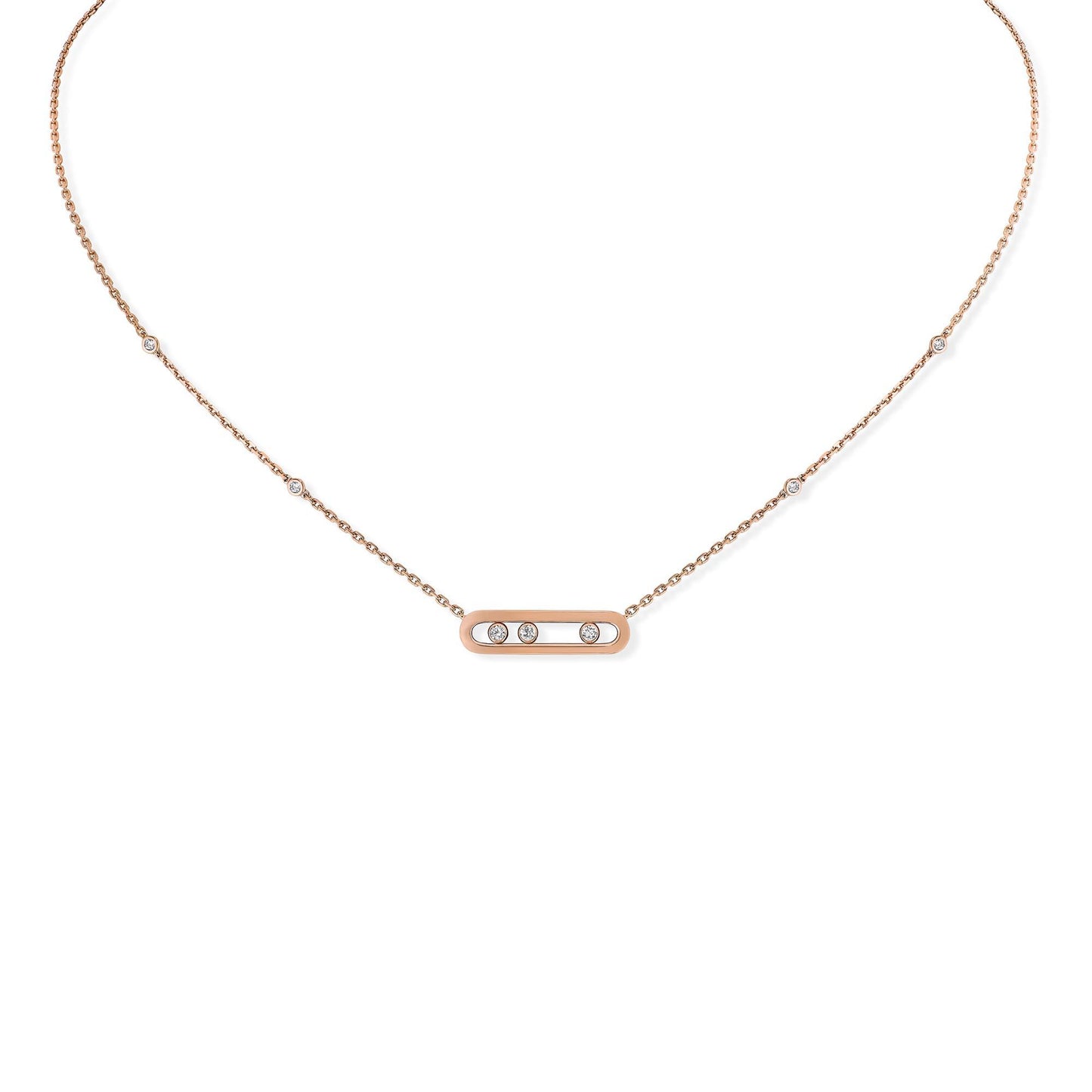Move Classique Baby Halskette • Diamant von Messika (04323-PG) Move Classique Baby Halskette • Diamant von Messika (04323-PG)