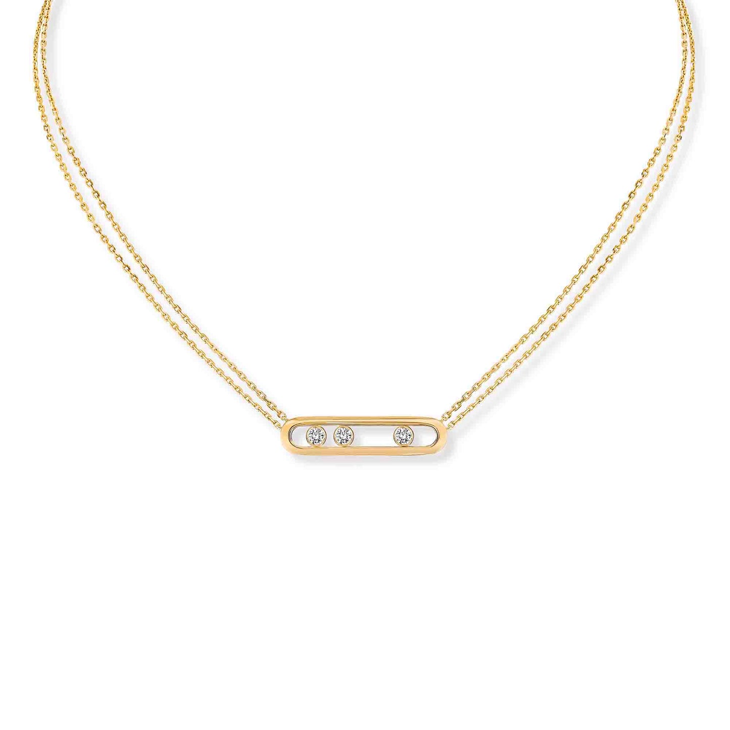 Move Classique Halskette, Gelbgold • Diamant von Messika (03997-YG) Move Classique Halskette, Gelbgold • Diamant von Messika (03997-YG)