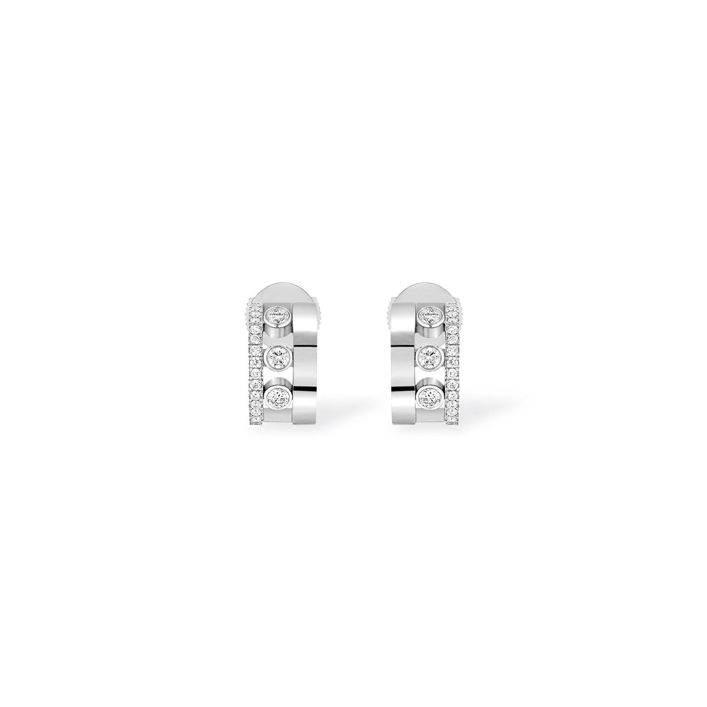 Move Romane Mini Creolen, Weißgold • Diamant von Messika (07178-WG) Move Romane Mini Creolen, Weißgold • Diamant von Messika (07178-WG)