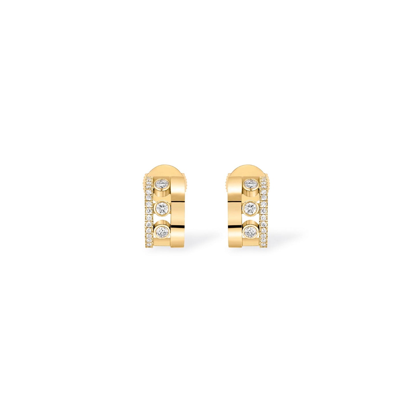 Move Romane Mini Creolen, Gelbgold • Diamant von Messika (07178-YG)