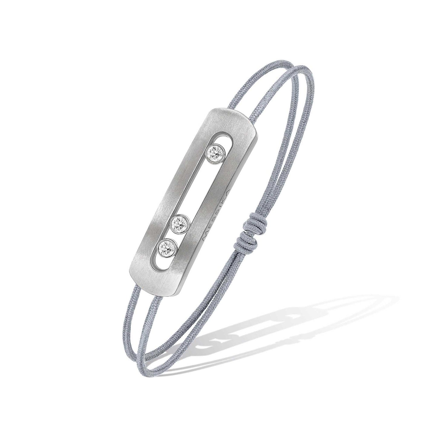 Move Titanium Naturel Armband mit Schnur, Titan • Diamant von Messika (10096-TN) Move Titanium Naturel Armband mit Schnur, Titan • Diamant von Messika (10096-TN)