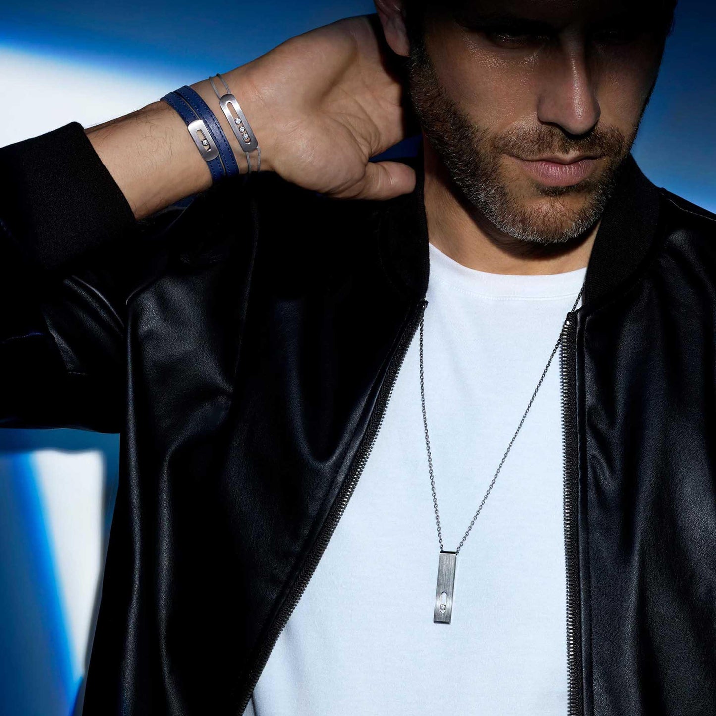 Move Titanium Naturel Armband mit Schnur, Titan • Diamant von Messika (10096-TN) Move Titanium Naturel Armband mit Schnur, Titan • Diamant von Messika (10096-TN)