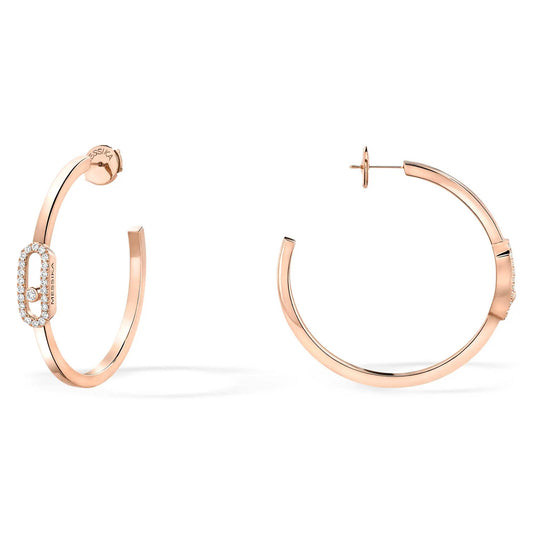 Move Uno Creolen KM, Roségold • Diamant von Messika (12485-PG)