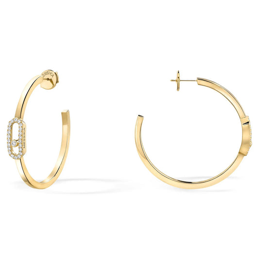 Move Uno Creolen KM, Gelbgold • Diamant von Messika (12485-YG)