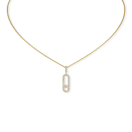 Move Uno GM Kette, Gelbgold • Diamant von Messika (12058-YG)